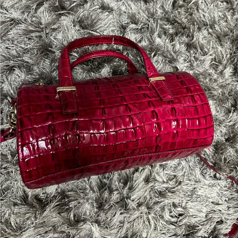 Brahmin Claire crossbody fuschia pink